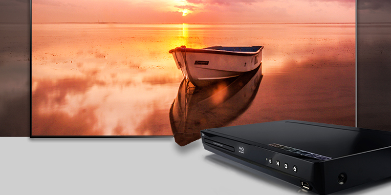 杰科(GIEC)蓝光DVD 3D播放机 5.1声道 高清HDMI影碟机CD/VCD USB光盘